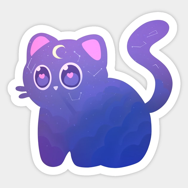 Little Constellation Catto Sticker by silly cattos